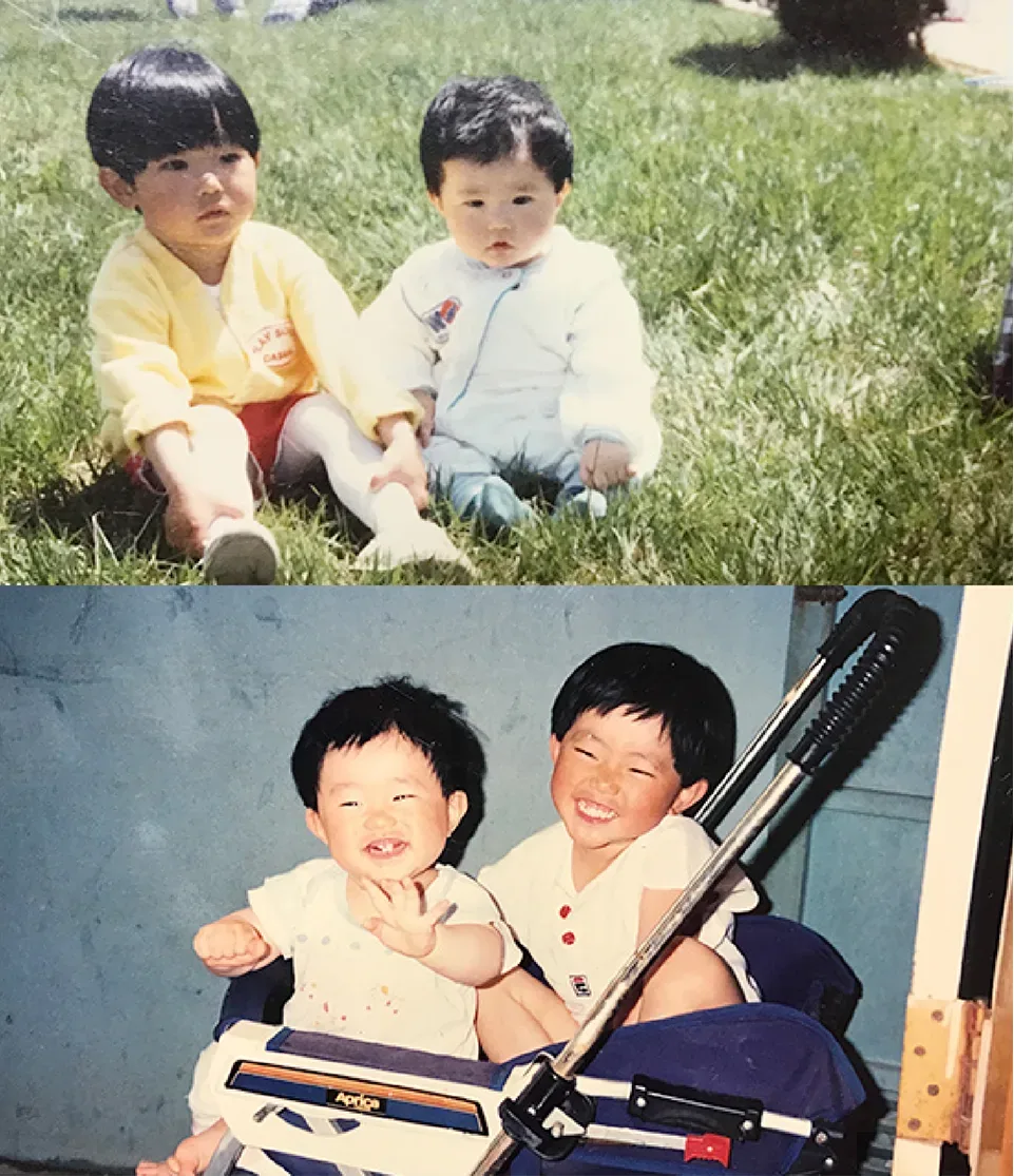 チェ・ヨンイン代表院長の幼少期の写真2枚
